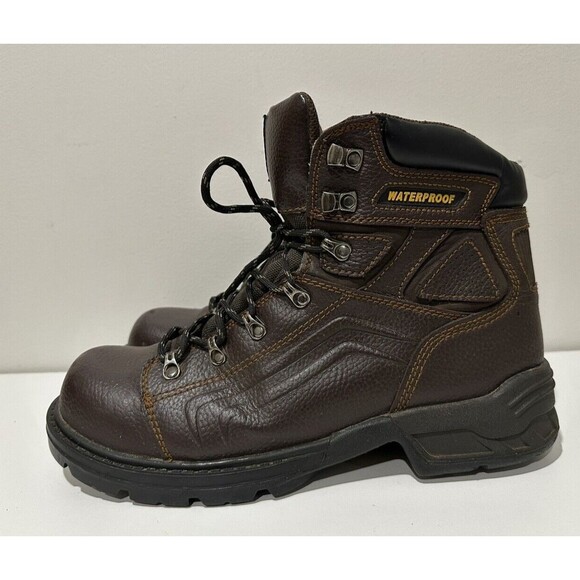 Herman Survivors Tracer men size 11 work waterproof steel toe brown leather boot